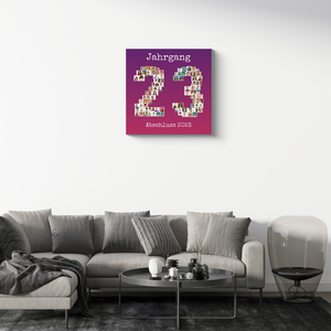 Abschluss-Collage mit Jahrgangszahl - Perfekt als Erinnerungsgeschenk! Abschluss-Collage mit Jahrgangszahl - Perfekt als Erinnerungsgeschenk!