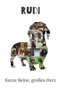 Hunde-Fotocollage "Dackel" erstellen. Eigene Fotos, Namen und Texte. Hunde-Fotocollage "Dackel" erstellen. Eigene Fotos, Namen und Texte.