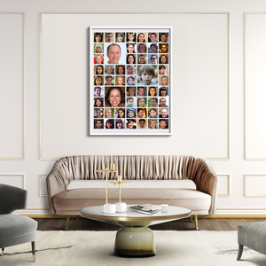 Fotocollage – quadratische Fotos im Raster-Layout mit Variation
