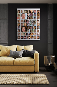 Fotocollage – quadratische Fotos im Raster-Layout mit Variation
