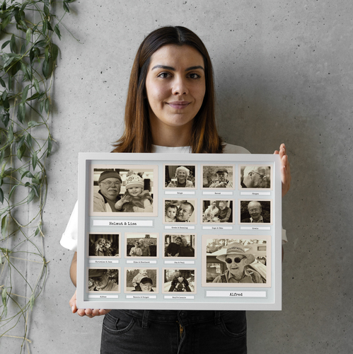Fotocollage im Retrostil – Querformat 40x50cm